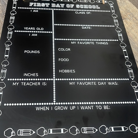 Reversible chalkboard - Picture 2 of 8